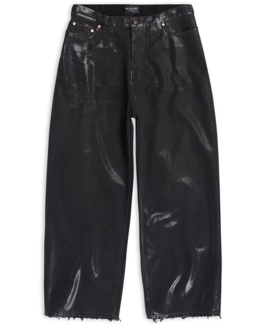 Balenciaga Large baggy Jeans in Black for Men | Lyst UK