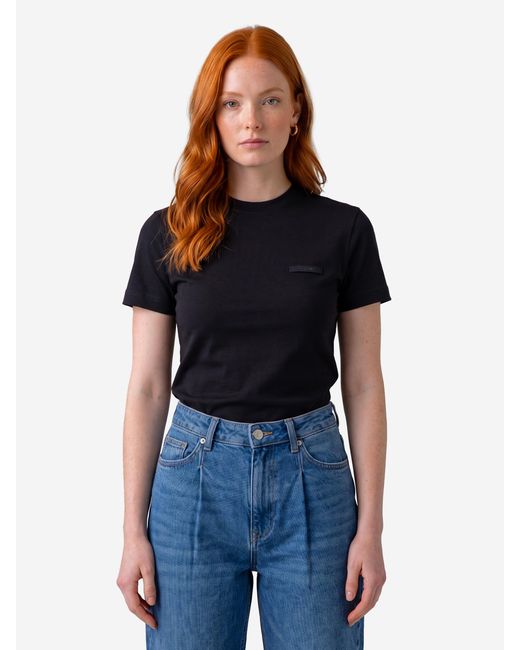 Jacquemus Black "Gros Grain" Short-Sleeved T-Shirt