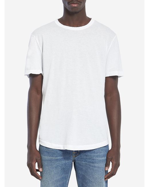 James Perse White Cotton Tshirt for men
