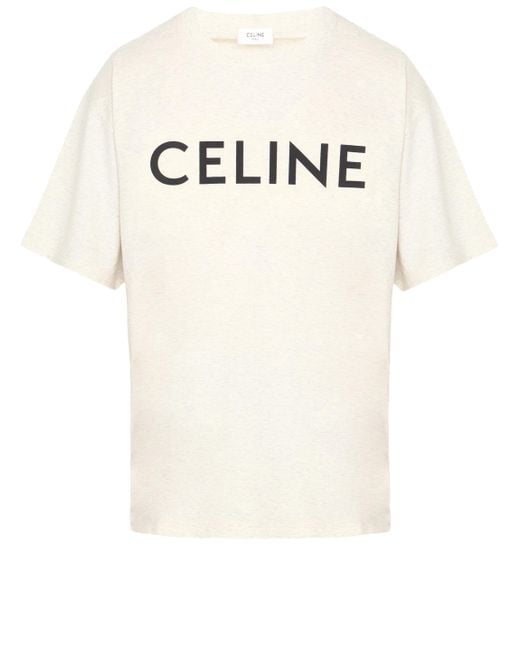 Céline White Tshirt for men