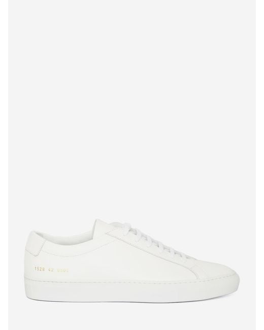 Common Projects White Original Achilles Low Sneakers for men
