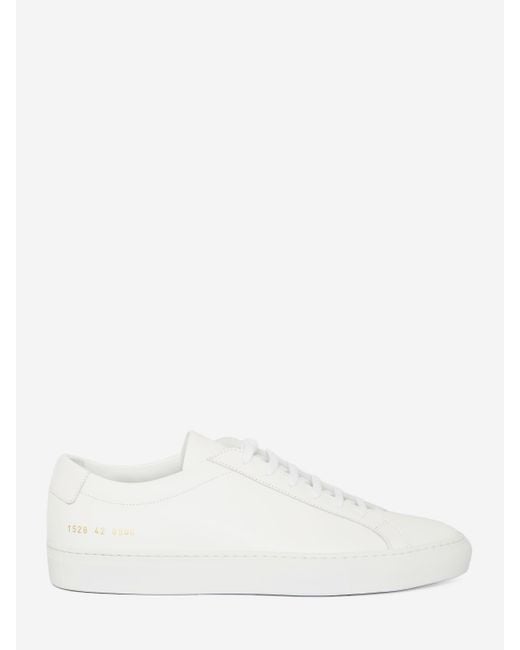 Common Projects White Original Achilles Low Sneakers for men