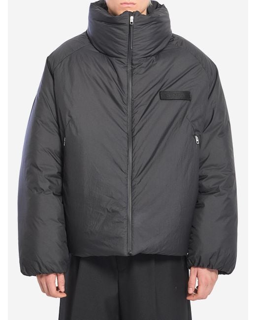 Jacquemus Gray La Doudoune Puffer Jacket for men