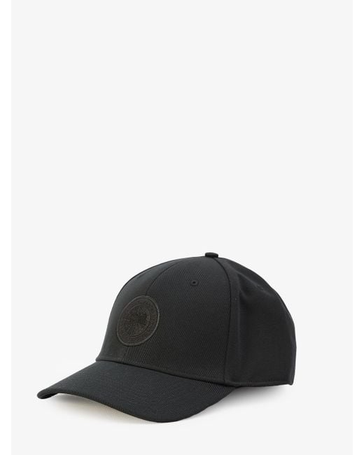 Cappello Con Logo di Canada Goose in Black da Uomo