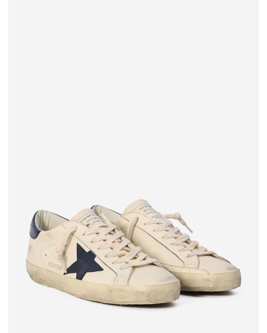 Golden Goose Deluxe Brand Natural Super Star Sneakers for men