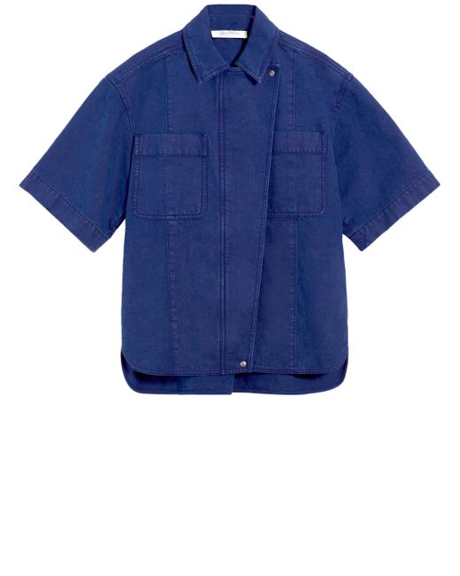 Max Mara Blue Gabriel Shirt
