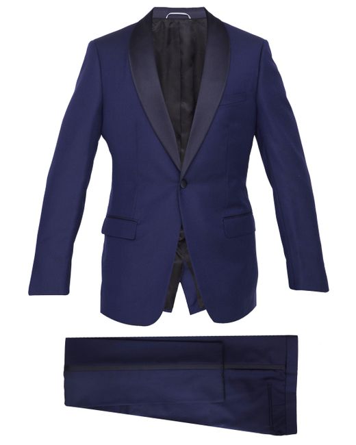 Dior Navy Blue Wool Tuxedo for men