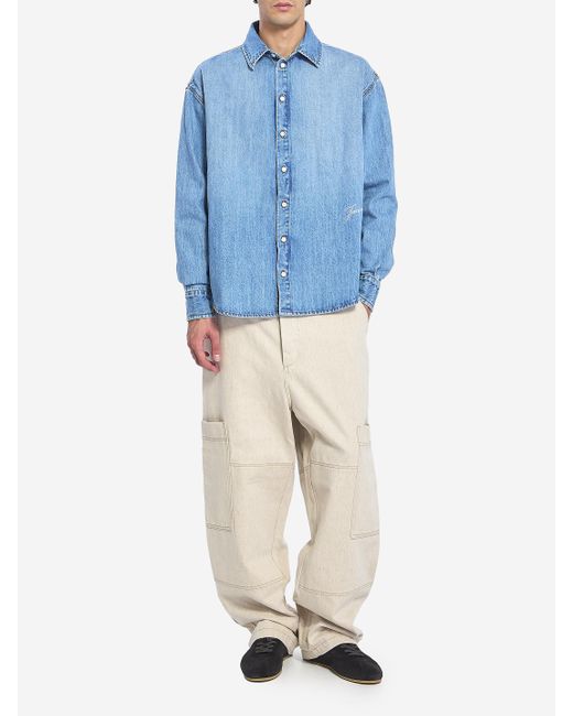 Jacquemus Blue De Nimes Simon Denim Shirt for men