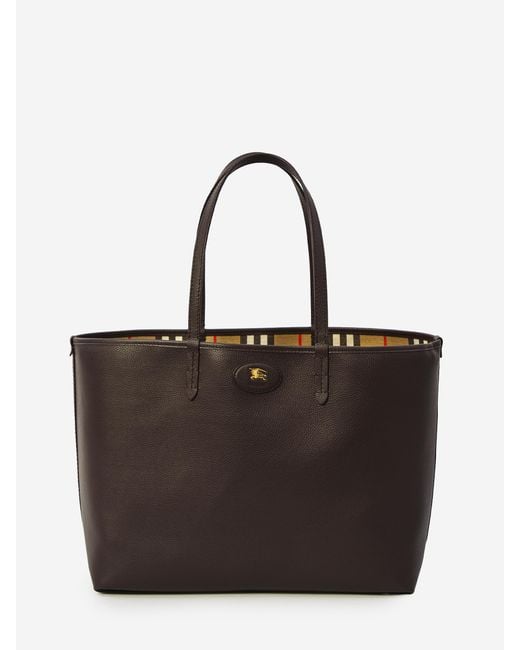 Burberry Black Reversible Bloomsbury Tote Bag Medium