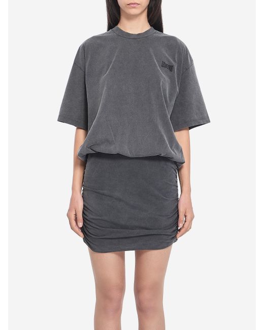 Abito Tshirt di Alexander Wang in Gray