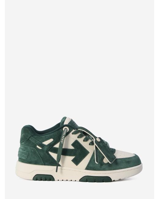 Off-White c/o Virgil Abloh Green Off Out Of Office Sneakers for men