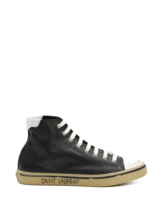 Saint Laurent Black Malibu Sneakers for men