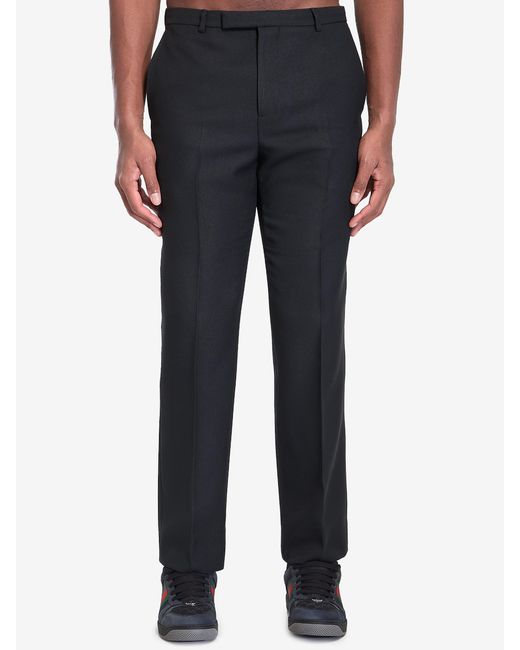 Gucci Black Tailored Trousers for men