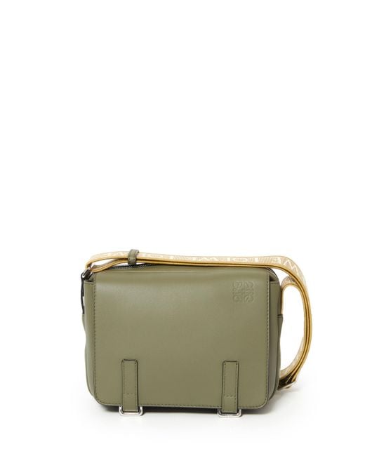 Loewe Green Xs Military Messenger Bag for men