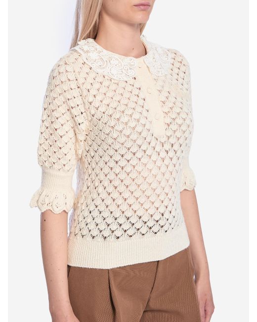 Chloé Natural Iconic Milk Pullover