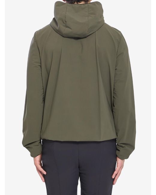 Moncler Green Technical Nylon Jacket for men