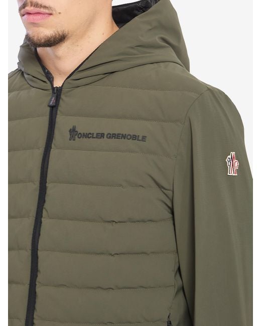Moncler Green Technical Nylon Jacket for men