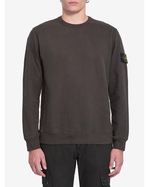 Felpa di Stone Island in Gray da Uomo