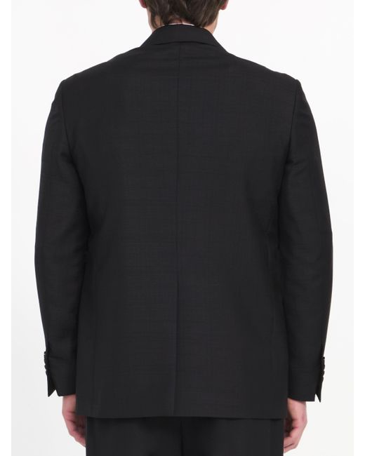 Lardini Black Wool And Mohair Jacket for men