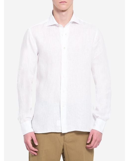 Borriello White Marechiaro Shirt for men