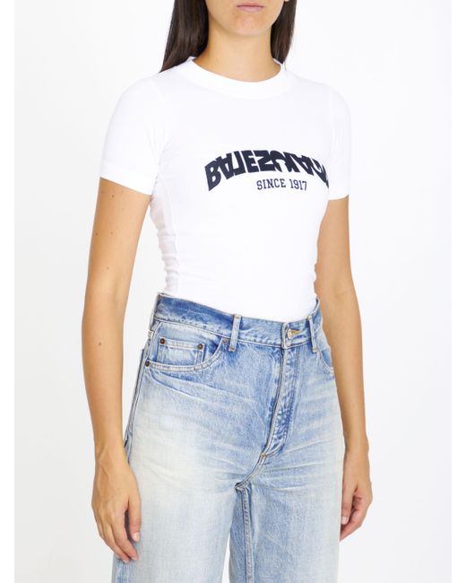 balenciaga back logo shirt