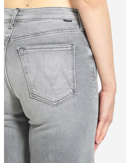 Jeans The Twister Heel di Mother in Gray