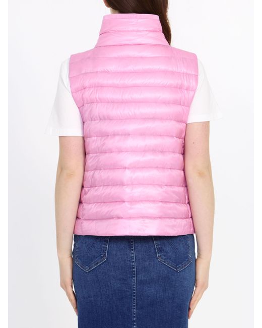 Herno Pink Reversible Vest