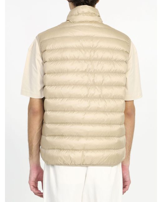 Palm Angels Natural Padded Vest With Logo for men