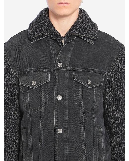 Dolce & Gabbana Gray Denim Jacket for men