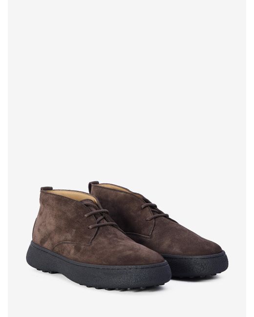 Tod's Brown Desert Boots for men