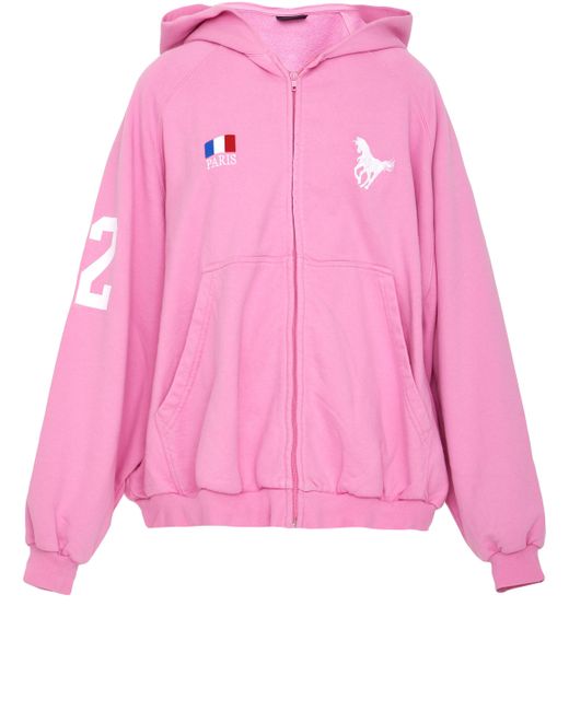 balenciaga pink hoodie