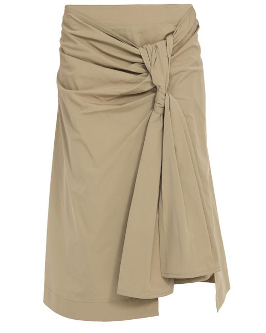 Bottega Veneta Natural Skirt With Draping