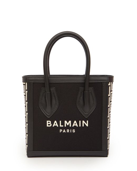 Balmain Tote Bag With Logo in Black Lyst