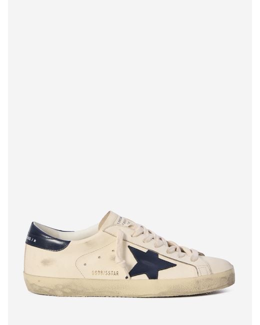 Golden Goose Deluxe Brand Natural Super Star Sneakers for men
