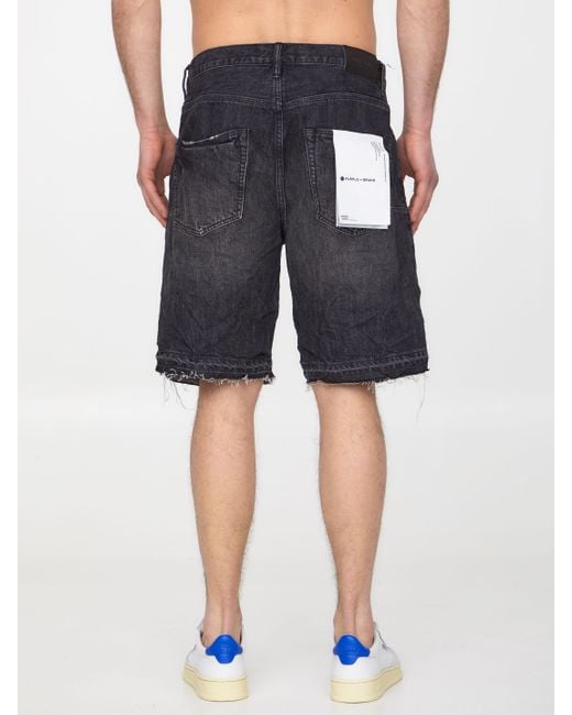 Purple brand jean shorts new arrivals