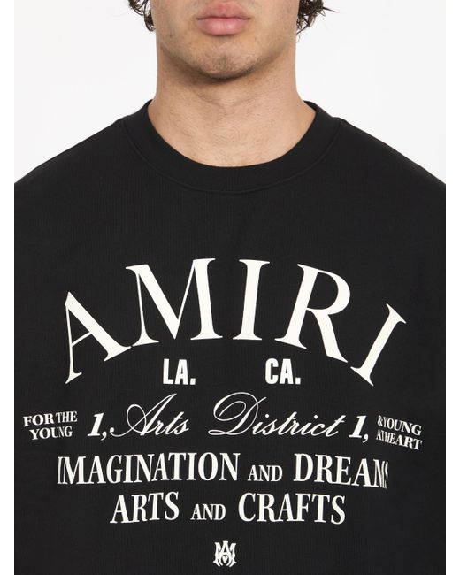 Amiri Black Arts District Sweatshirt for men