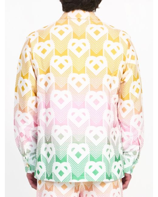 Casablancabrand Multicolor Gradient Heart Shirt for men