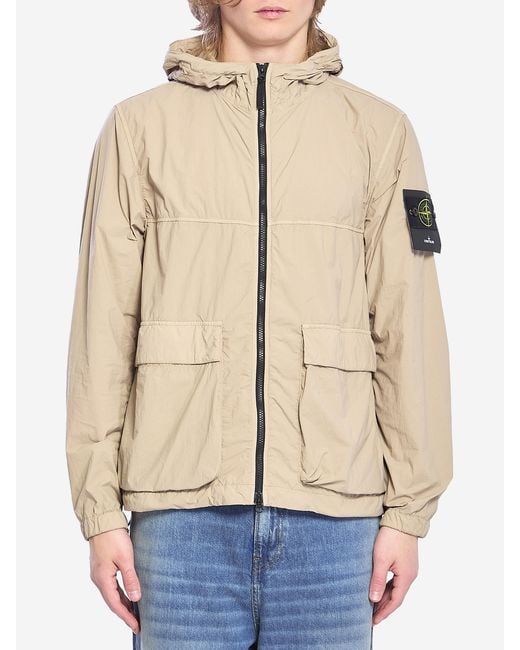 Stone Island Natural Sanded Nylontc Jacket for men