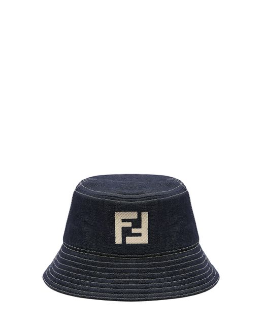 Fendi Blue Hats E Hairbands for men