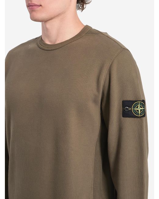 Felpa di Stone Island in Brown da Uomo