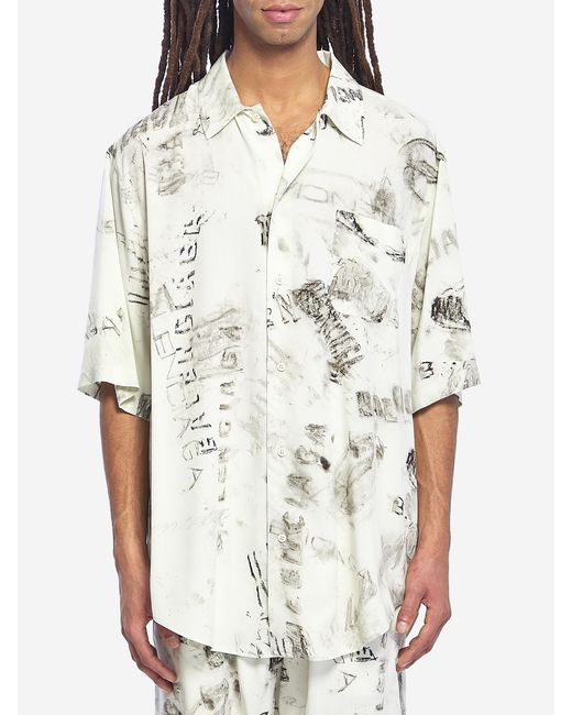 Balenciaga White Pyjama Shirt for men