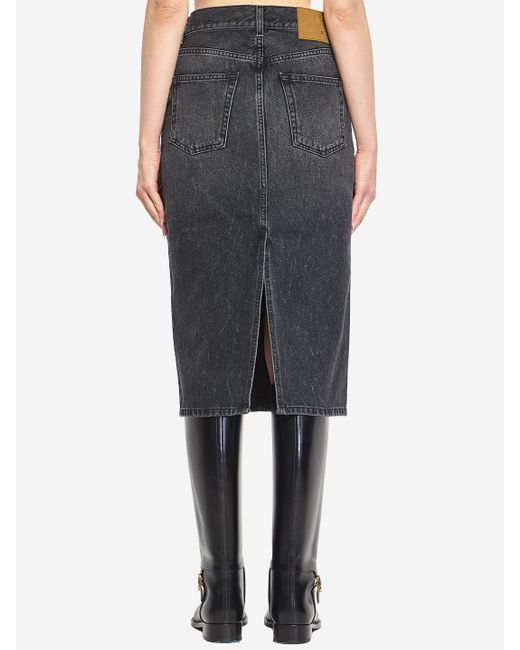 Haikure Black Kim Authentic Denim Skirt
