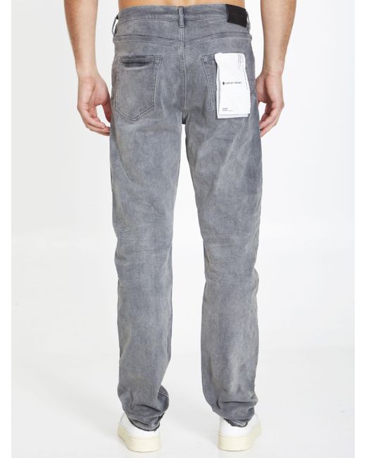 Purple Brand Gray Slim Jeans for men