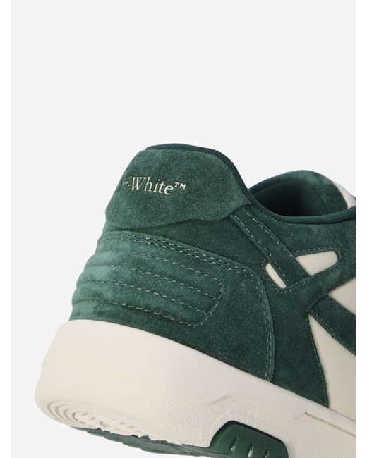 Off-White c/o Virgil Abloh Green Off Out Of Office Sneakers for men