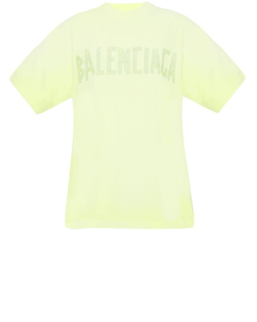 Balenciaga Yellow Tape Type T-shirt