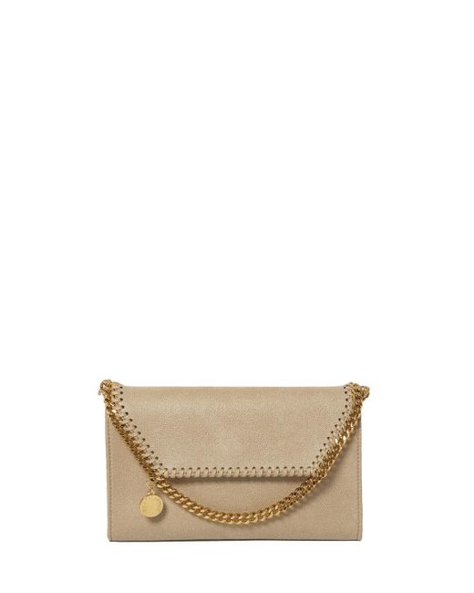 Stella McCartney Falabella Mini Shoulder Bag in Natural Lyst