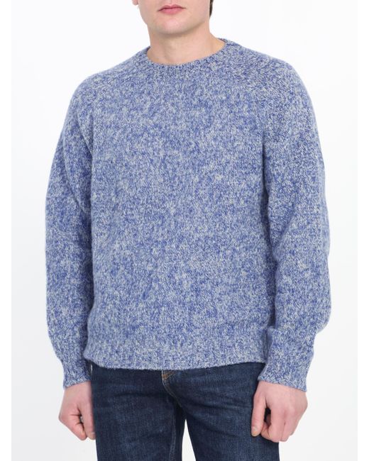 Maglione in lana di Loewe in Blue da Uomo