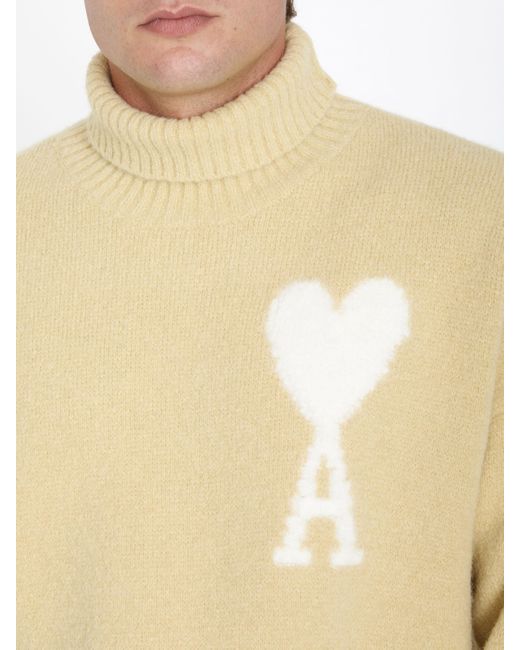AMI Natural Ami De Coeur Sweater for men