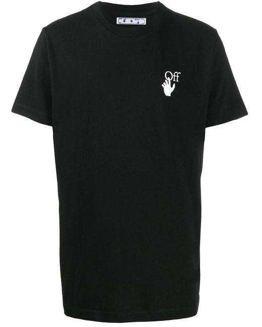 Off-White c/o Virgil Abloh Black Pascal Arrow Short-sleeve T-shirt for men