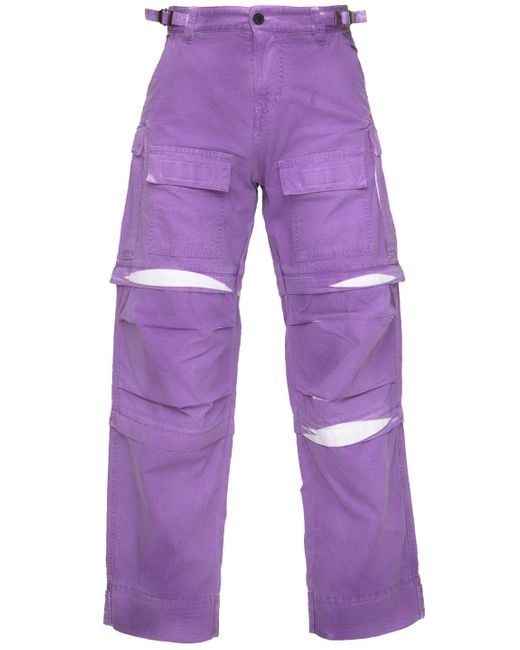 DARKPARK Julia Cargo Pants in Purple | Lyst